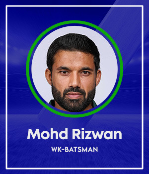 Mohammad Rizwan (c, wk)